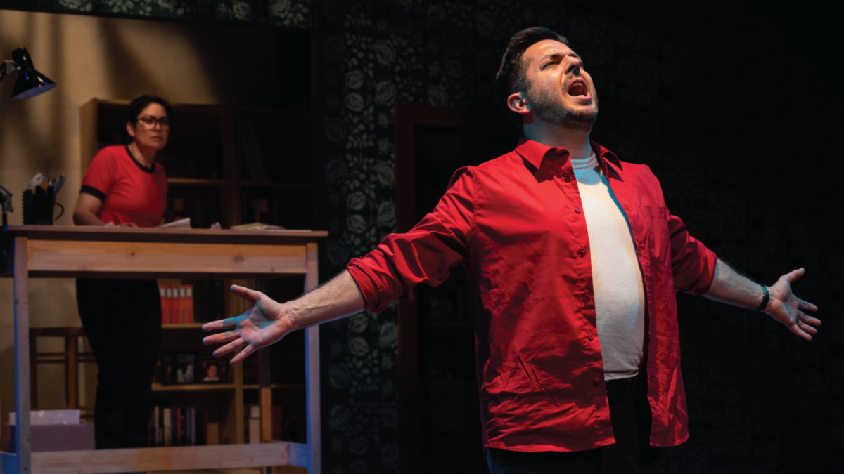 Jay Ilan as Bruce in Fun Home at 42nd St Moon